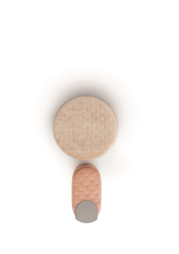 CLIP - Tufted oval fabric pouf by Ditre Italia - view 3